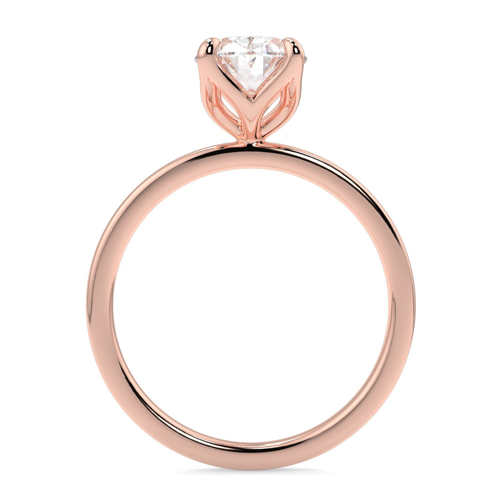 Stunning 2.11 CT Oval Moissanite Engagement Ring with Solitaire Design 9