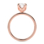 Stunning 2.11 CT Oval Moissanite Engagement Ring with Solitaire Design 9