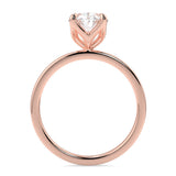 Stunning 2.11 CT Oval Moissanite Engagement Ring with Solitaire Design 9