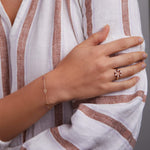 1.5 TCW Round Garnet Lab Made Diamond- January Birthstone Engagement Ring 4