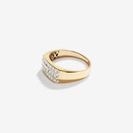 0.54 CT Round  Moissanite Channel Set Men's Wedding Band in Solid Gold 2