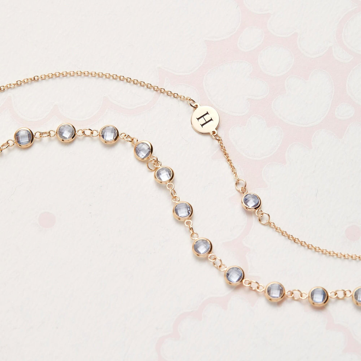 0.25 CT Round Aquamarine Lab Made Diamond- March Birthstone Bracelet 5