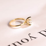 Stunning 1.0 - 2.0 CT Oval Moissanite Engagement Ring with Solitaire Design 9