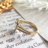 Stunning 3.0 CT Pear Moissanite Engagement Ring with Halo & Pave Design 3