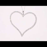 Round Cut Cubic Zirconia in 925 Sterling Silver Necklace 7