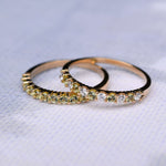0.33 CT Round Peridot Lab Made Diamond- Aug Birthstone Eternity Wedding Band 7