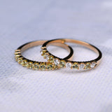 0.33 CT Round Peridot Lab Made Diamond- Aug Birthstone Eternity Wedding Band 7