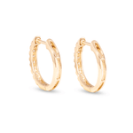 0.83 TCW Round Cut Moissanite Earrings in Gold 7