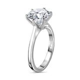 Round Cut Solitaire Style Cubic Zirconia in 925 Sterling Silver Jewelry 5