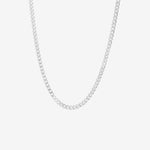 Round Cut Cubic Zirconia in 925 Sterling Silver Necklace 1