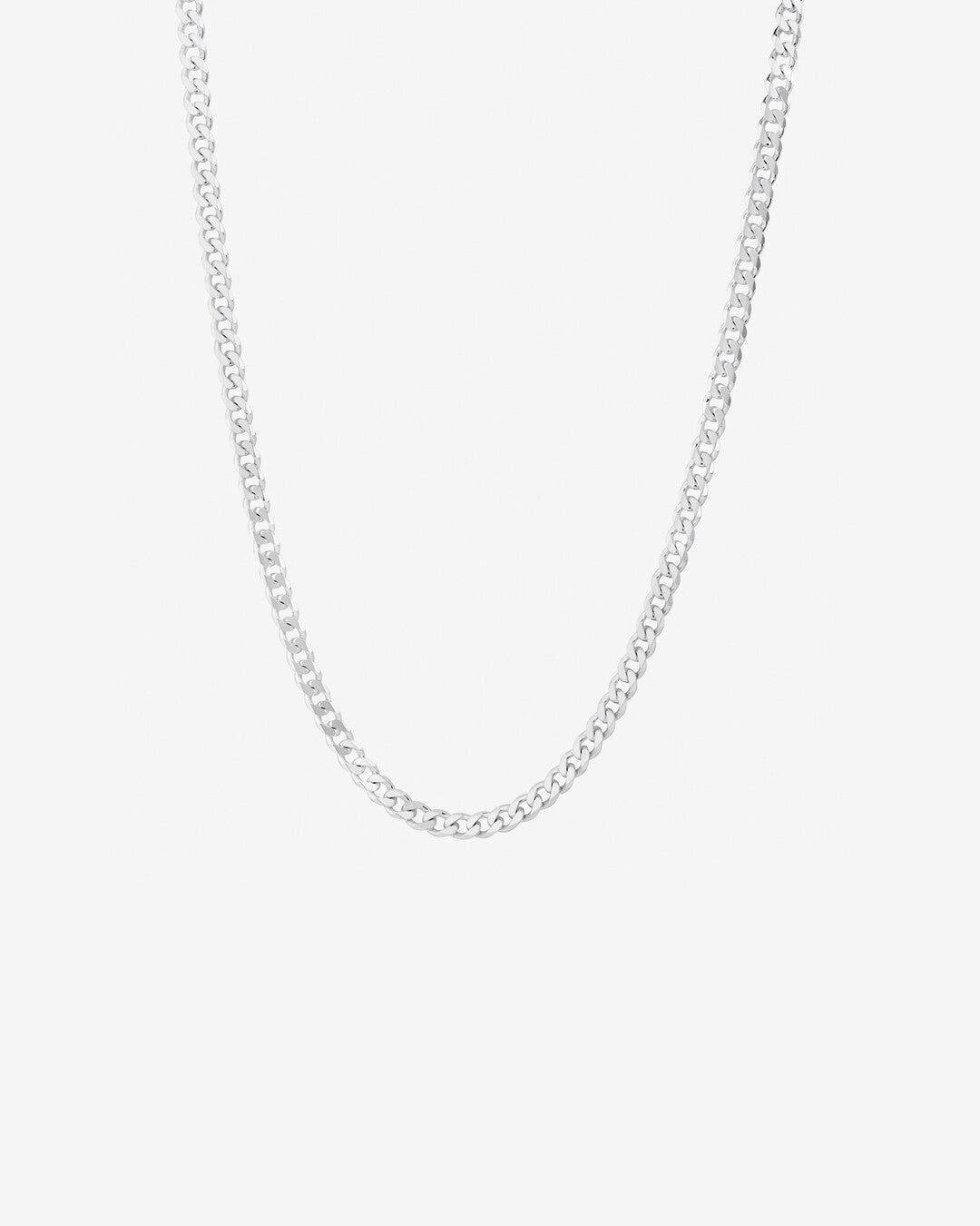 Round Cut Cubic Zirconia in 925 Sterling Silver Necklace 1