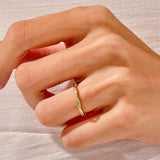 1.0 CT Round Cut Moissanite Bridal Ring Set with Round Wedding Bands 7