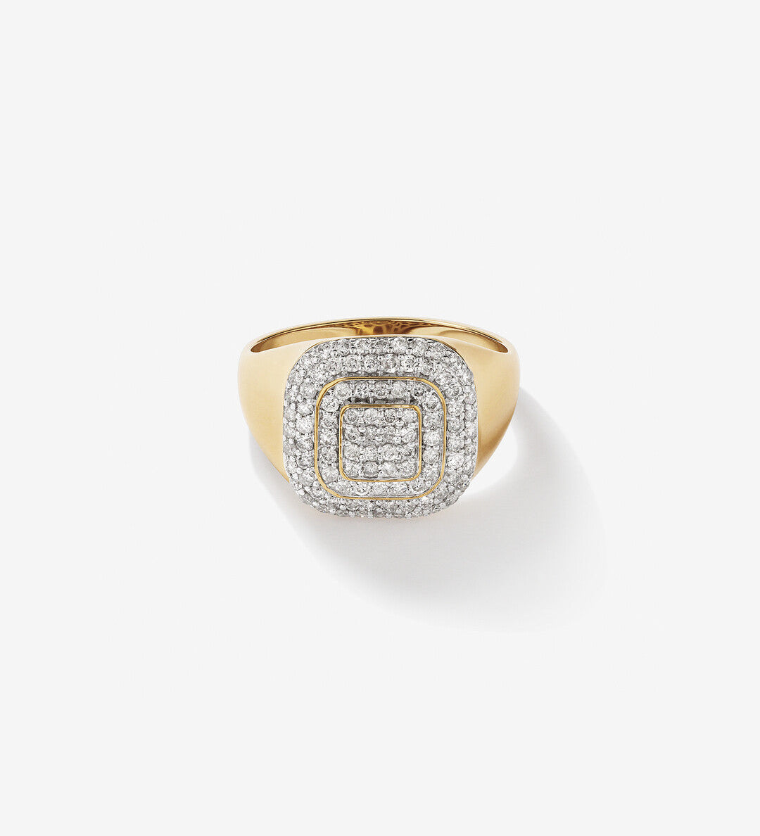 1.0 TCW Round Moissanite Men's Wedding Band in Solid Gold 2