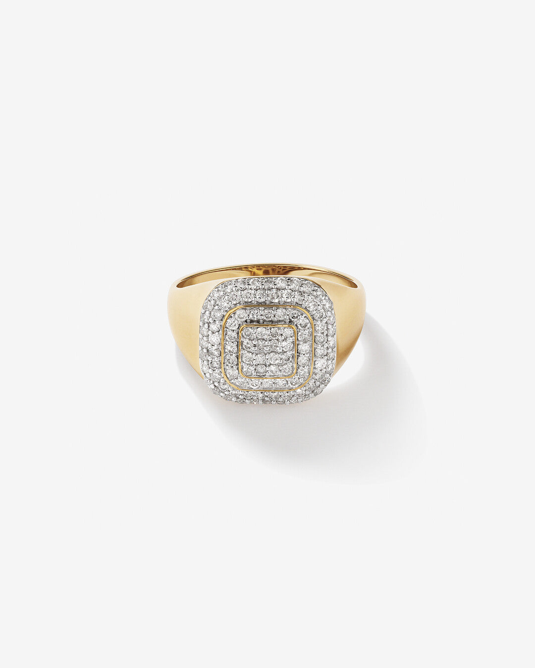 1.0 TCW Round Moissanite Men's Wedding Band in Solid Gold 2