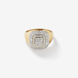 1.0 TCW Round Moissanite Men's Wedding Band in Solid Gold 2
