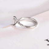 Stunning 1.0 - 2.0 CT Emerald Moissanite Engagement Ring with Hidden Halo Design 6