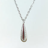 Round Cut Cubic Zirconia in 925 Sterling Silver Necklace 4