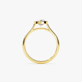 Stunning 1.0-2.0 CT Pear Moissanite Engagement Ring with Dainty Design 3