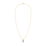 0.14 TCW Baguette Garnet Lab Made Diamond- January Birthstone Necklace 5