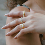 Stunning 0.30 TCW Round Moissanite Stones Half Eternity Wedding Band 2