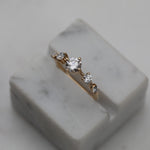 0.80 CT Round Dainty CVD EF/VS Diamond Wedding Band 5
