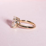 Classic 5.0 CT Oval Moissanite Engagement Ring with Solitaire Design 3