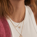Round Cut Cubic Zirconia in 925 Sterling Silver Necklace 2