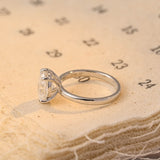 Stunning 2.0 CT Oval Moissanite Engagement Ring with Solitaire Design 5