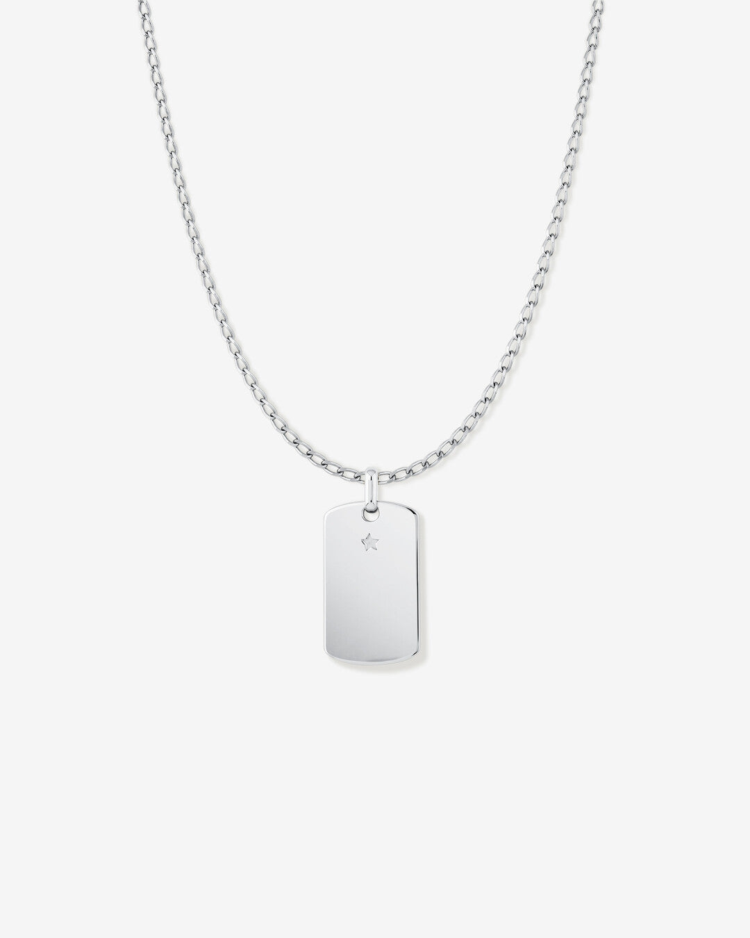 Round Cut Cubic Zirconia in 925 Sterling Silver Necklace 3