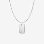 Round Cut Cubic Zirconia in 925 Sterling Silver Necklace 3