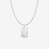 Round Cut Cubic Zirconia in 925 Sterling Silver Necklace 3