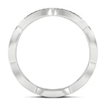 Stunning 0.3 TCW Round Moissanite Stones Full Eternity Wedding Band 4