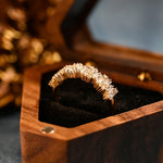 Stunning 0.5 TCW Baguette & Round Cut Moissanite Stones Wedding Band 8