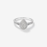 Stunning 0.30 TCW Round Moissanite Engagement Ring with Split Shank Design 1