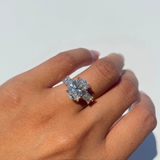Stunning 2.0 CT Princess Moissanite Engagement Ring with Solitaire Design 6