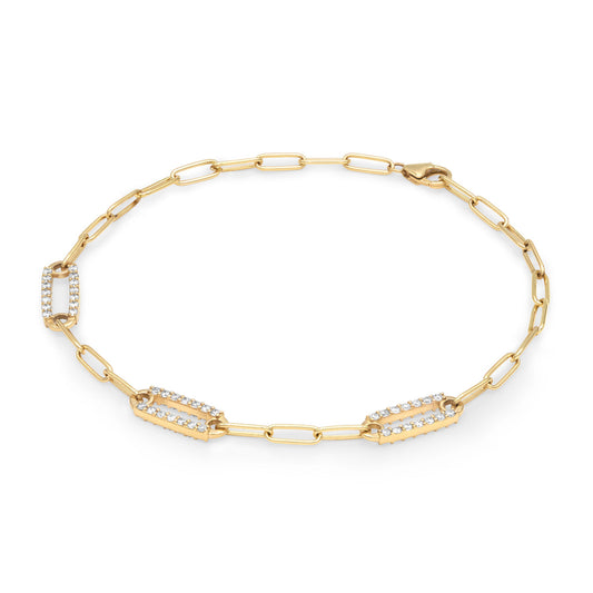 2.8 CT Round April Diamond Lab Made Diamond- April Birthstone Bracelet 2