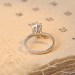 Stunning 2.0 CT Oval Moissanite Engagement Ring with Solitaire Design 2