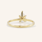 Stunning 1 CT Pear Moissanite Engagement Ring With Solitaire Design 4