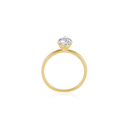 Stunning 1.0 CT Pear Moissanite Engagement Ring with Solitaire Design 2