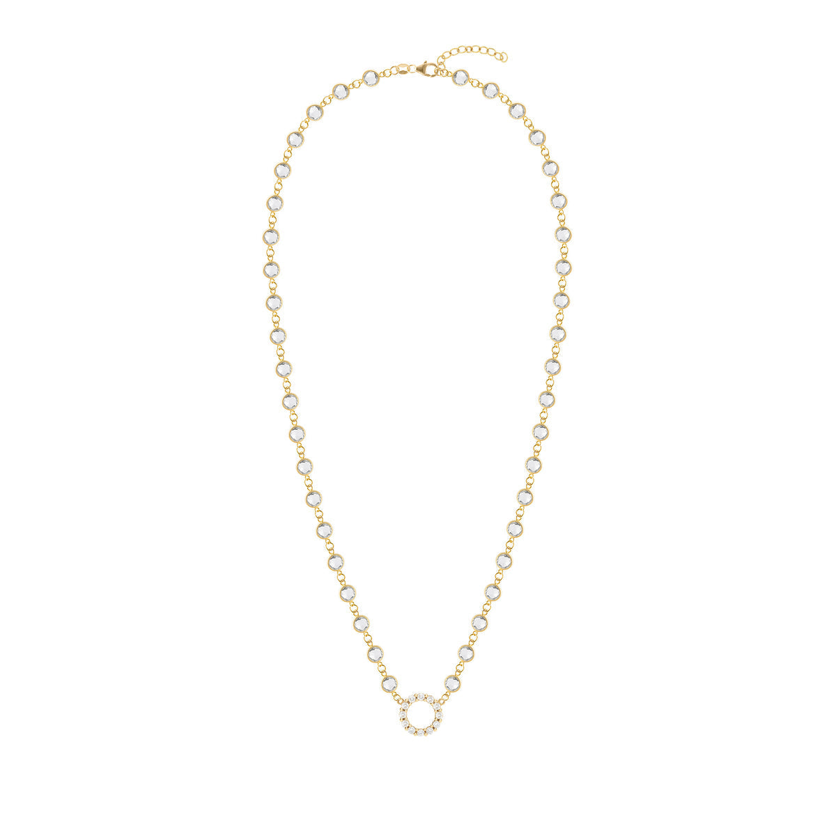 1.44 CT Round April Diamond Lab Made Diamond- April Birthstone Necklace 4