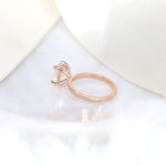Stunning 2.5 CT Oval Moissanite Engagement Ring with Solitaire Design 4