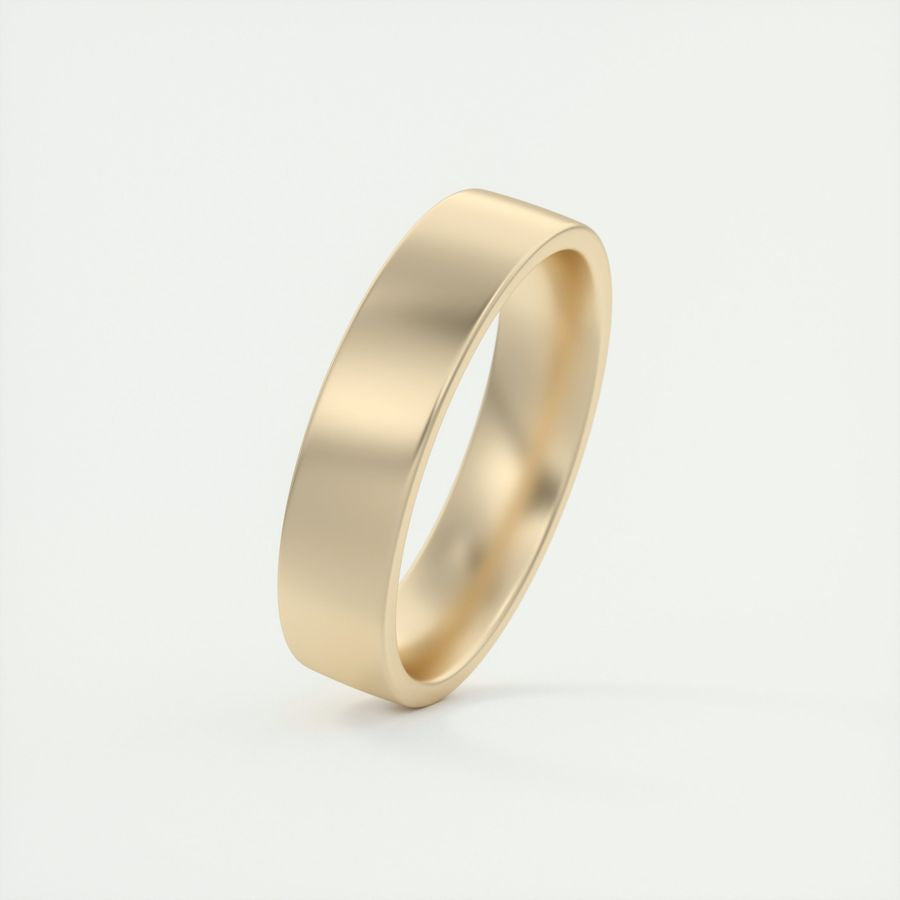 
                  
                    Classic Satin-Finish Yellow Gold Men's Band 2
                  
                