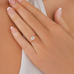 Stunning 0.70 CT Round Moissanite Engagement Ring Solitaire Design 4