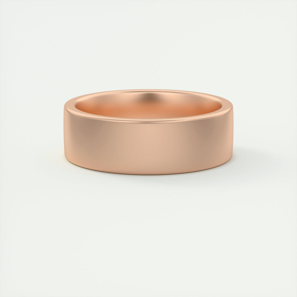 
                  
                    Satin-Finish Rose Gold Regular Men's Band 1
                  
                