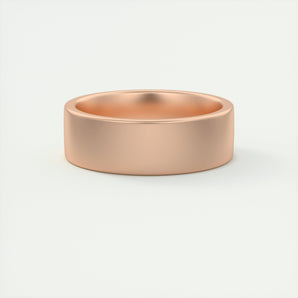 Satin-Finish Rose Gold Regular Men's Band 1