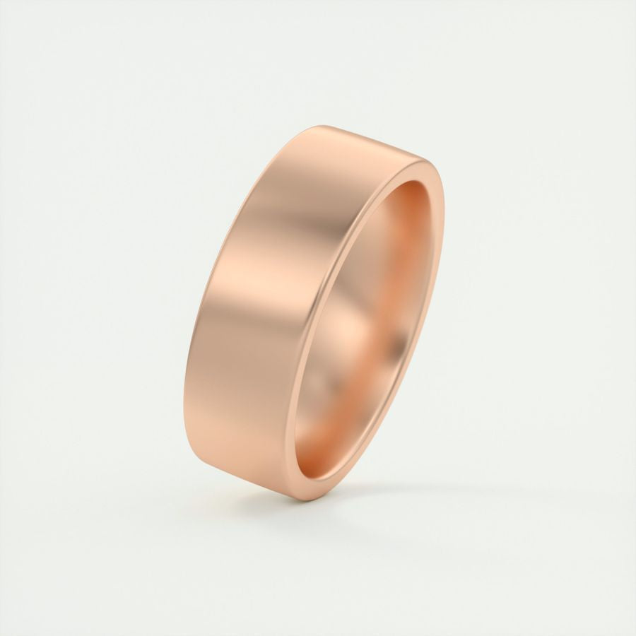 
                  
                    Satin-Finish Rose Gold Regular Men's Band 14
                  
                