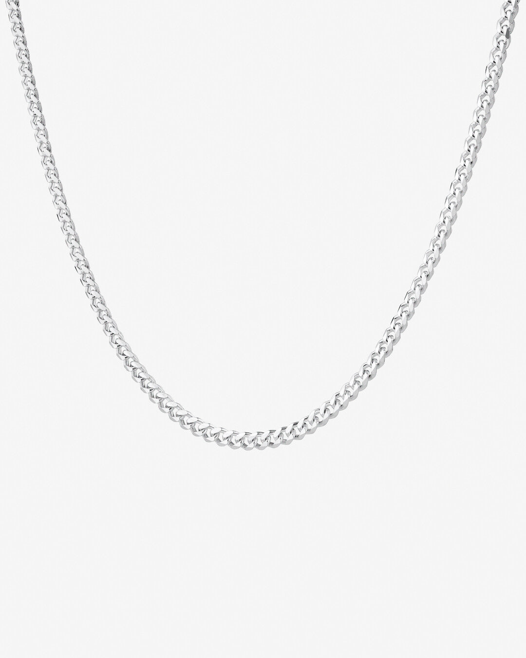 Round Cut Cubic Zirconia in 925 Sterling Silver Necklace 1