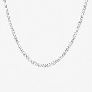 Round Cut Cubic Zirconia in 925 Sterling Silver Necklace