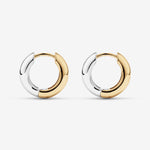 Round Cut Cubic Zirconia in 925 Sterling Silver Earrings 3