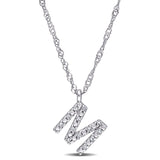 Round Cut Cubic Zirconia in 925 Sterling Silver Necklace 13